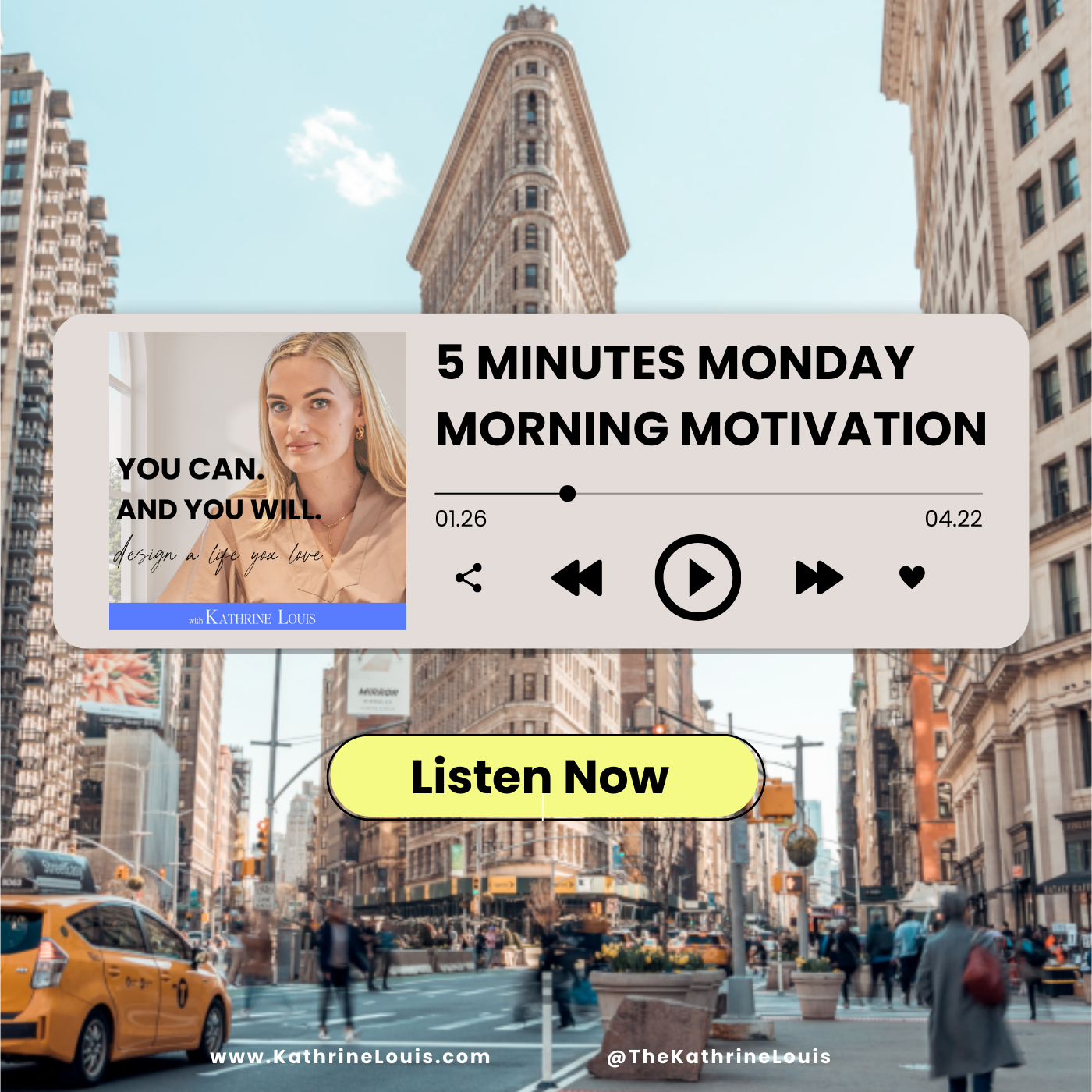 5 Minutes Monday Morning Motivation Podcast